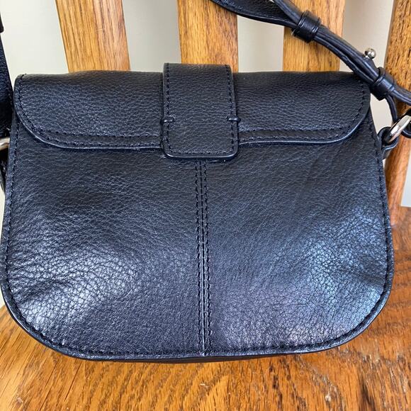 Radley London Small Crossbody Bag w Scottie Dog Logo Black Leather Retro - Picture 9 of 16